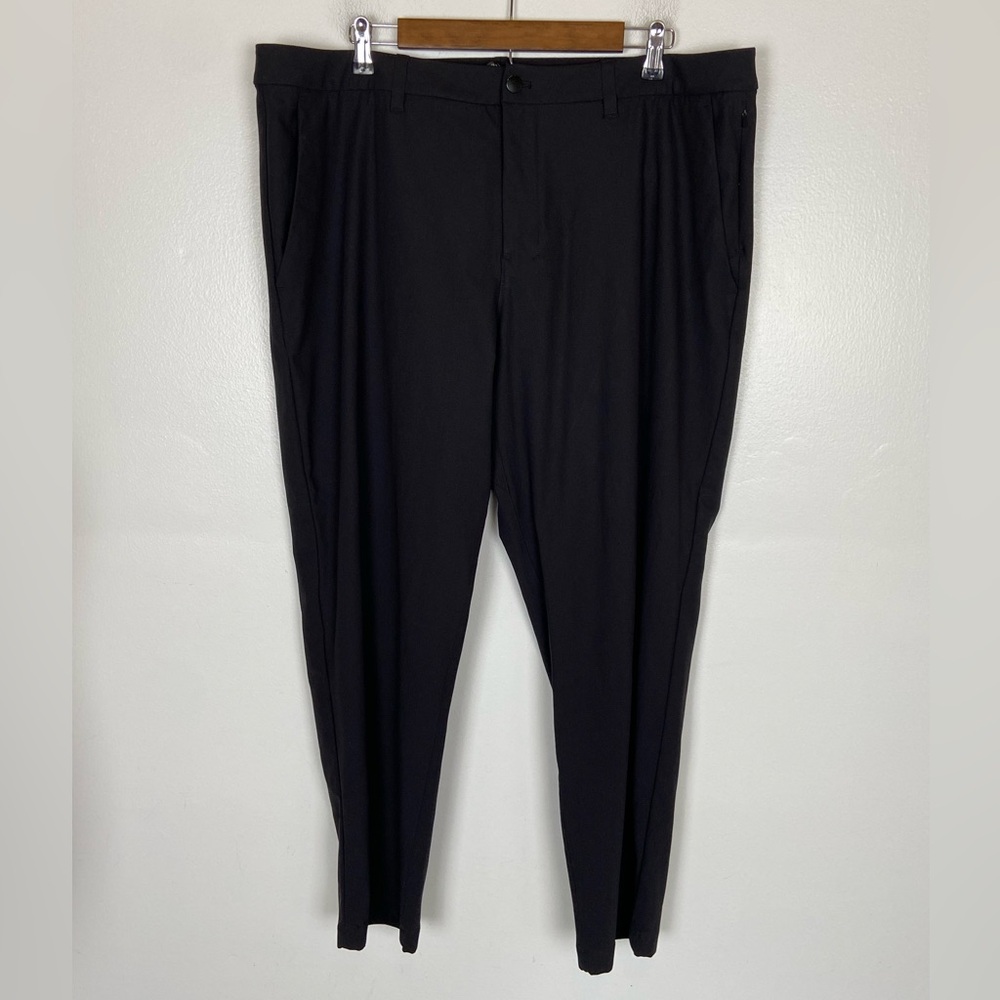 Lululemon ABC Classic Men's Pants 40X27 Black Warpstreme Stretch Tech Trouser